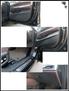 MY [ 카엔 ] CONVOY BMW 6GT 카본 펠트 스크래치 방지 도어 도어스텝 글러브박스 커버 접착력 우수